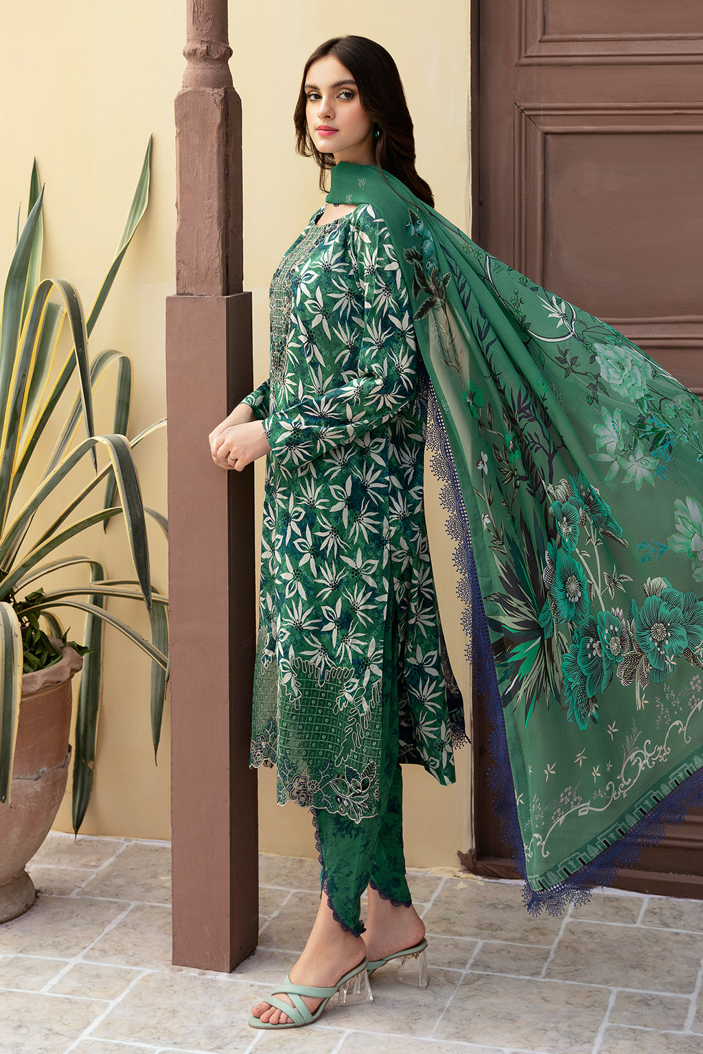 Ramsha | Rangrez Lawn Collection | N-507 -  Ramsha Luxury - Original Designer Dress - House of Maryam