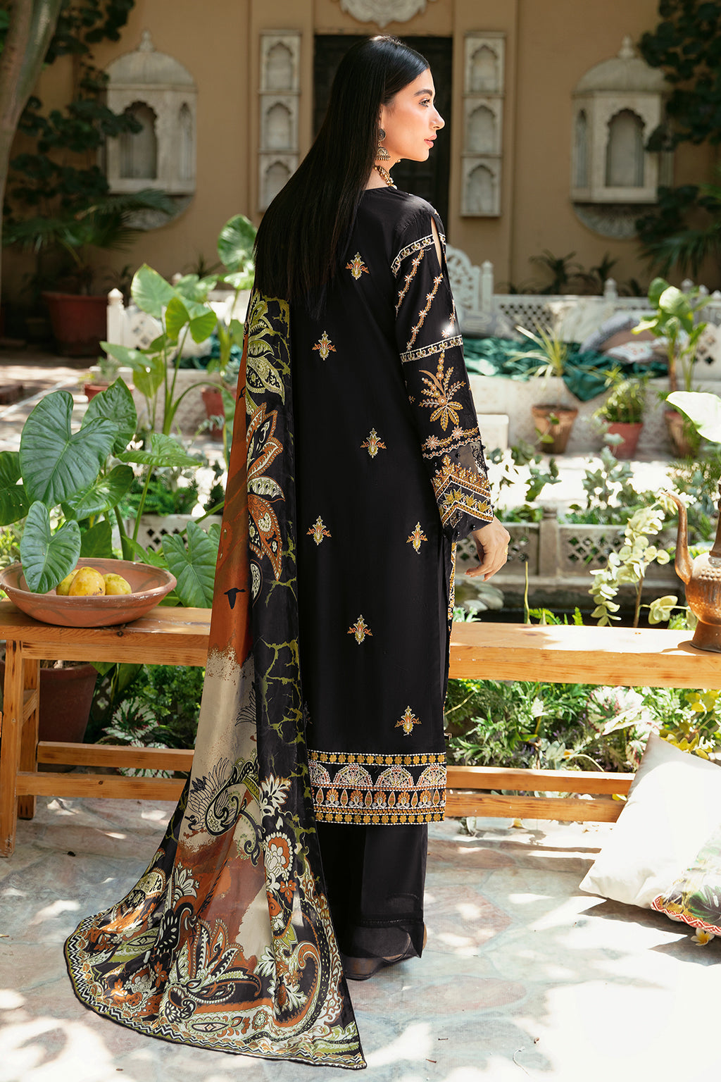 Ramsha | Mashaal Luxury Lawn | L-805 -  Ramsha Luxury - Original Designer Dress - House of Maryam