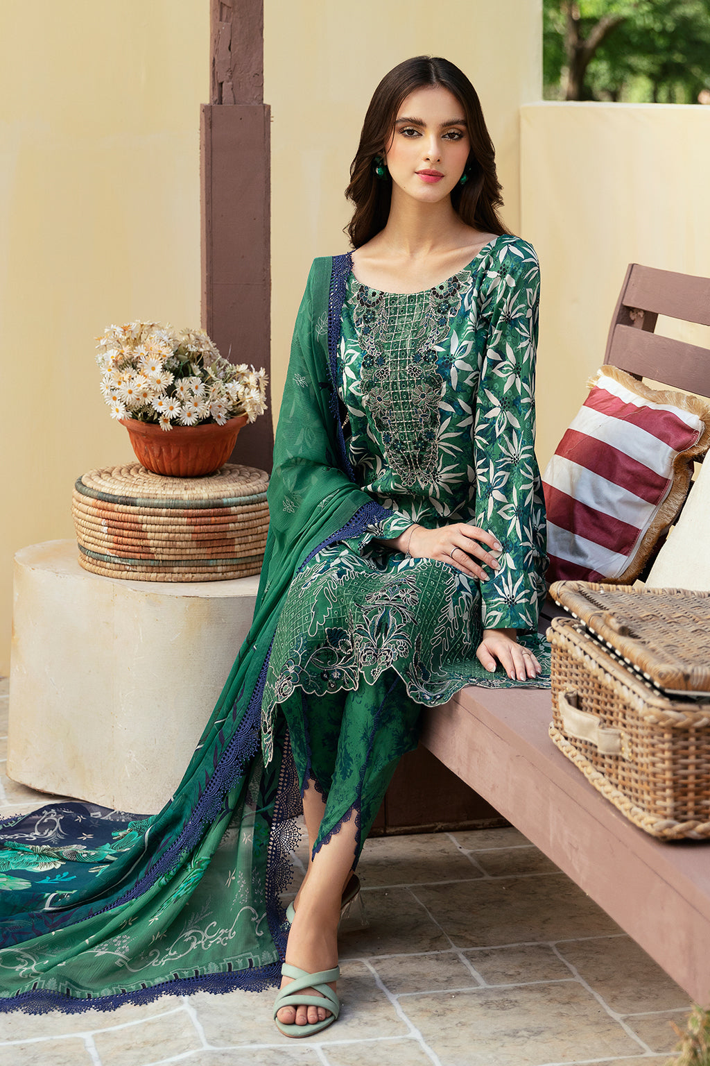 Ramsha | Rangrez Lawn Collection | N-507