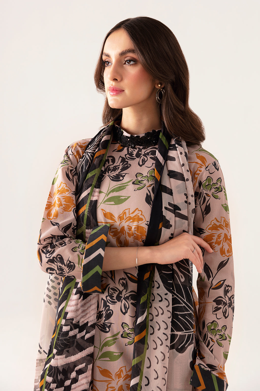 Ramsha | Pinted Lawn | RP-106 by Ramsha - House of Maryam