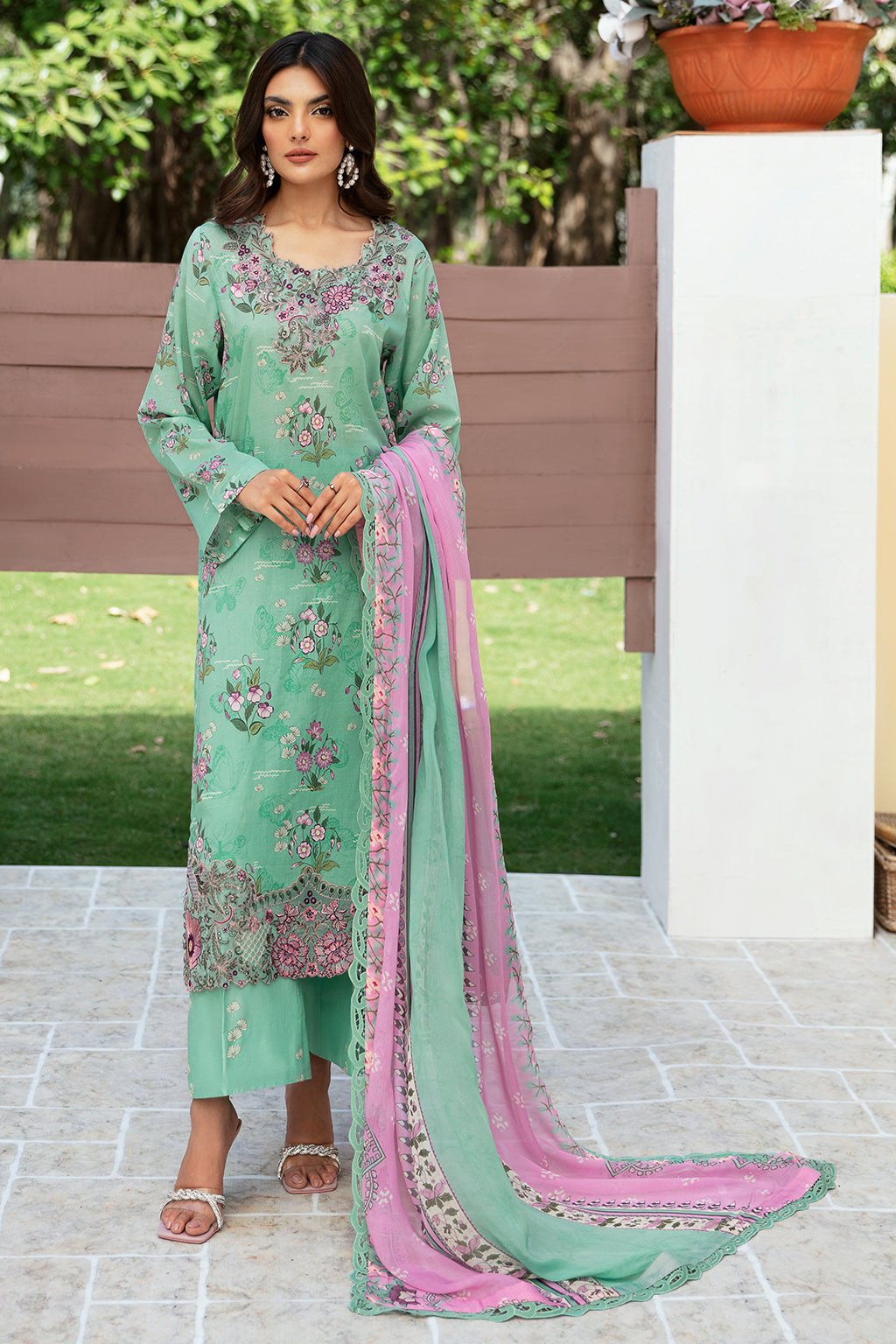 Ramsha | Rangrez Lawn Collection | N-510 -  Ramsha Luxury - Original Designer Dress - House of Maryam
