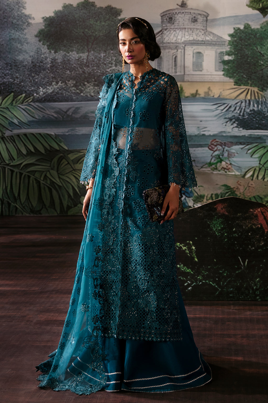 Afrozeh | La Fuchsia Festive 24 | Alba -  Afrozeh Formal - Original Designer Dress - House of Maryam