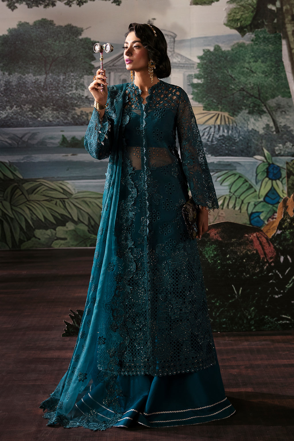 Afrozeh | La Fuchsia Festive 24 | Alba -  Afrozeh Formal - Original Designer Dress - House of Maryam