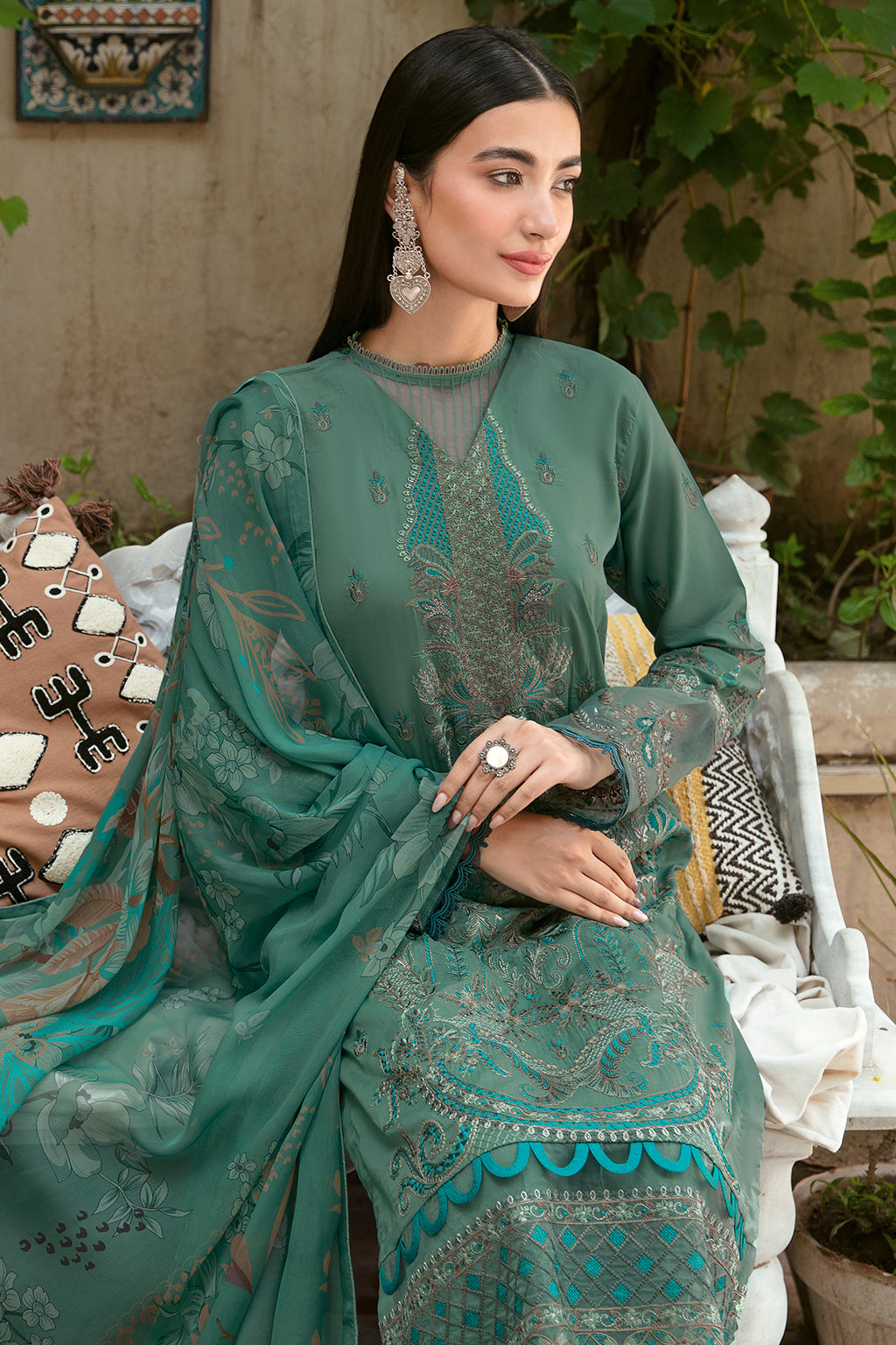 Ramsha | Luxury Lawn 24 | L-804 -  Ramsha Casuals - Original Designer Dress - House of Maryam