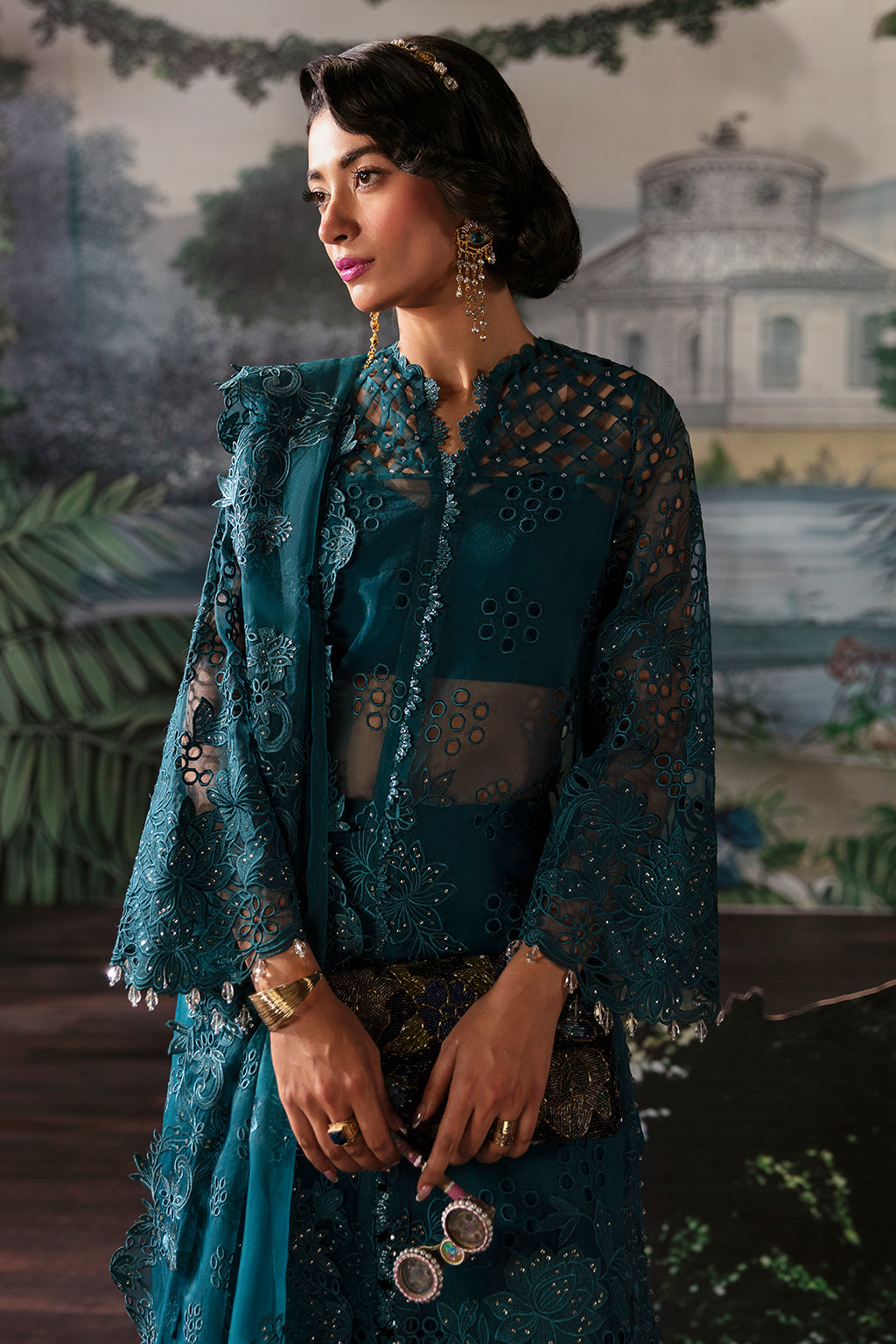 Afrozeh | La Fuchsia Festive 24 | Alba -  Afrozeh Formal - Original Designer Dress - House of Maryam