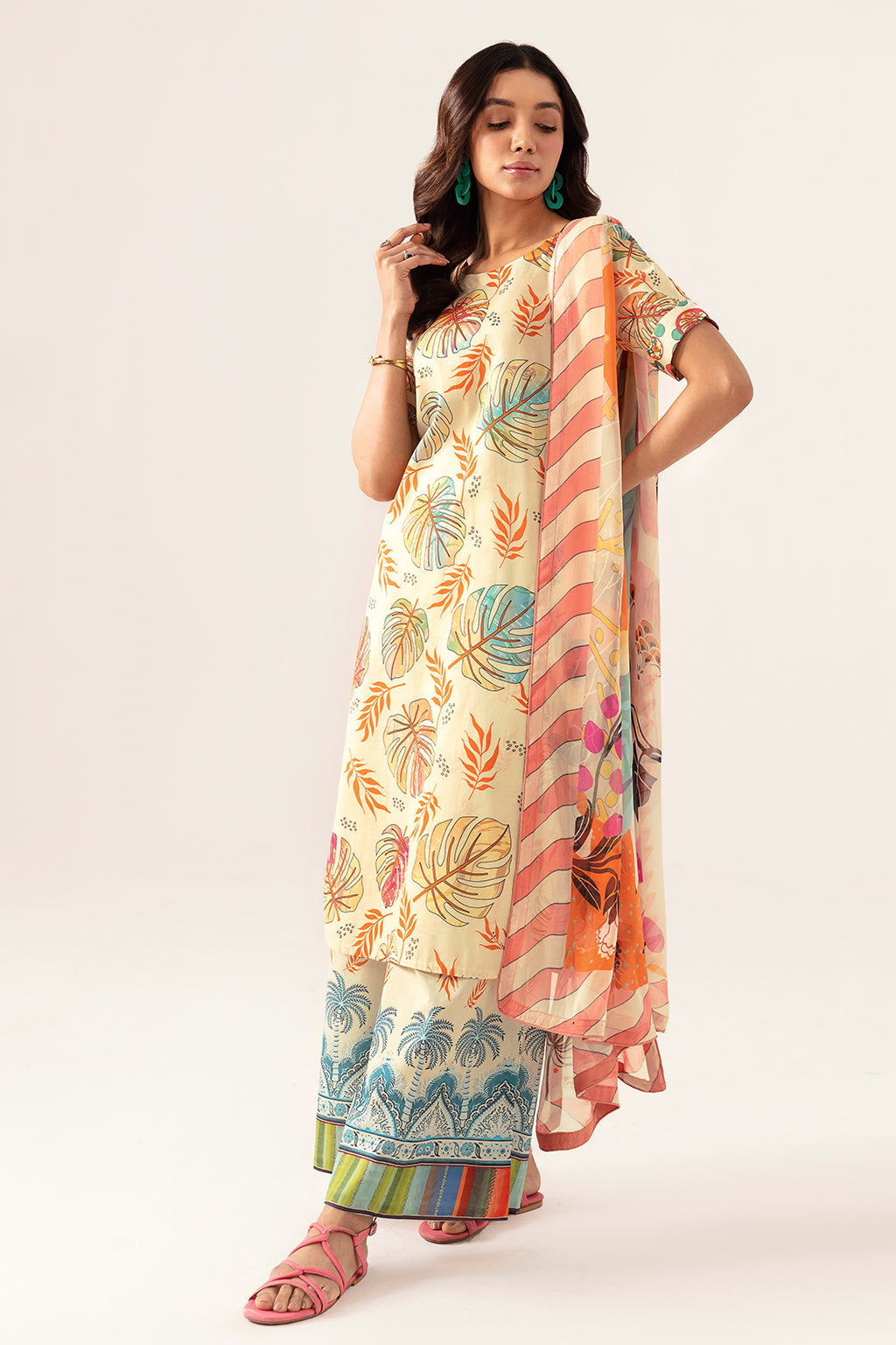 Ramsha | Pinted Lawn | RP-107 by Ramsha - House of Maryam