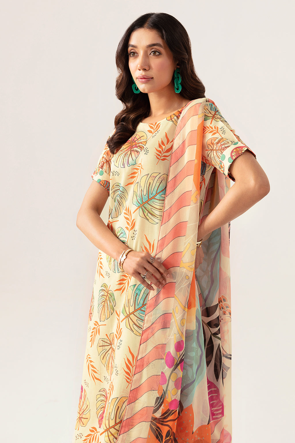 Ramsha | Pinted Lawn | RP-107 by Ramsha - House of Maryam