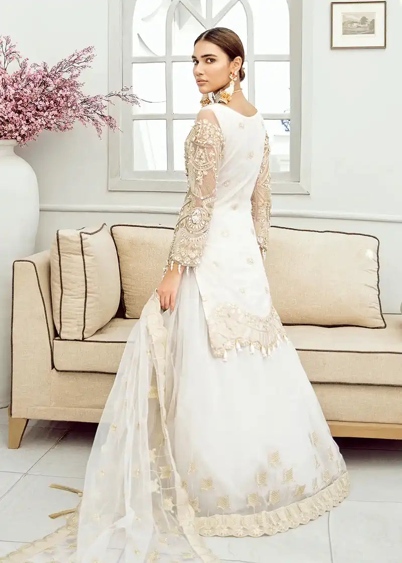 Akbar Aslam | Formal Collection | Snow Drop -  Akbar Aslam Formal -  House of Maryam