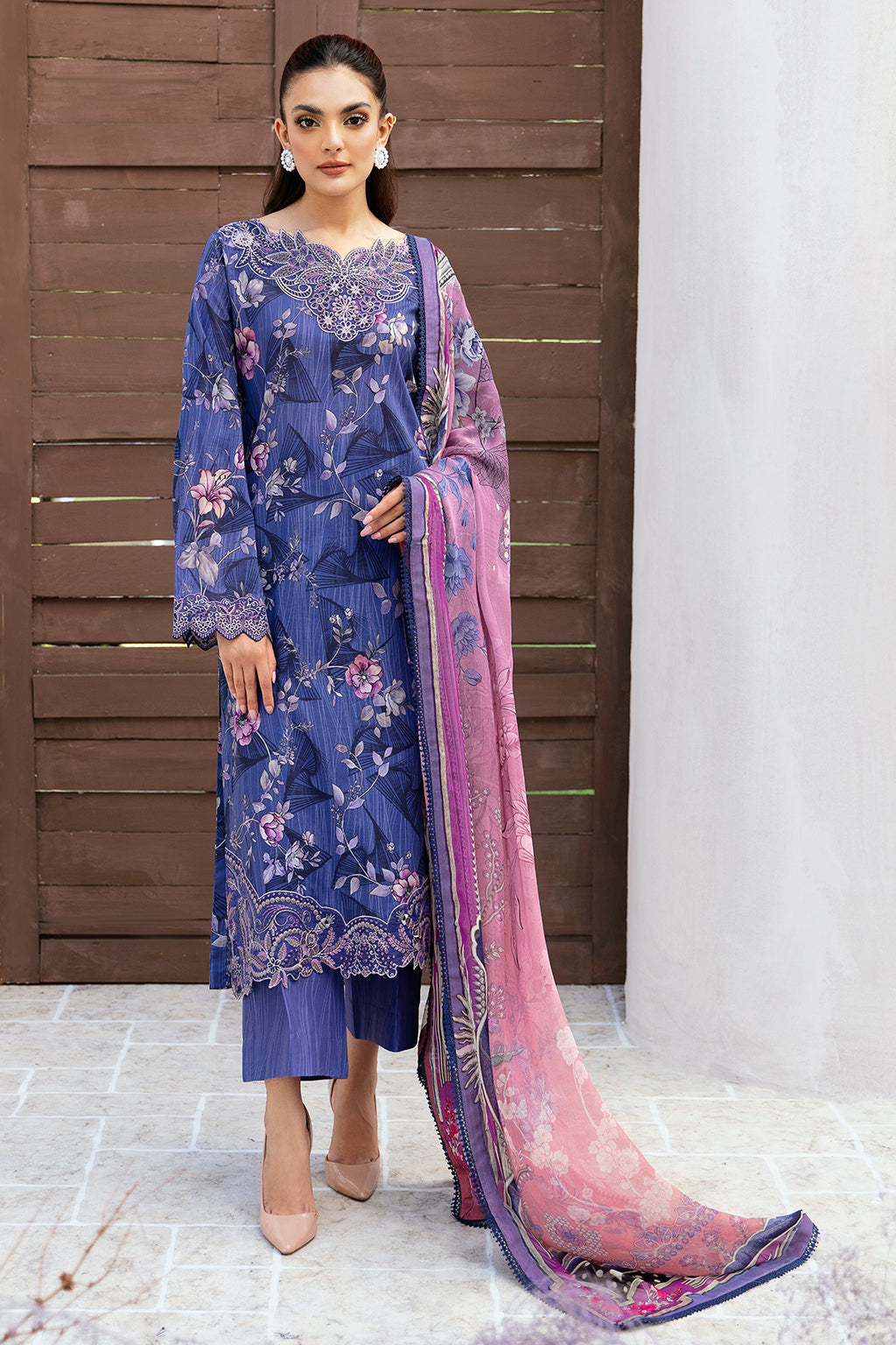 Ramsha | Rangrez Lawn Collection | N-509 -  Ramsha Luxury - Original Designer Dress - House of Maryam