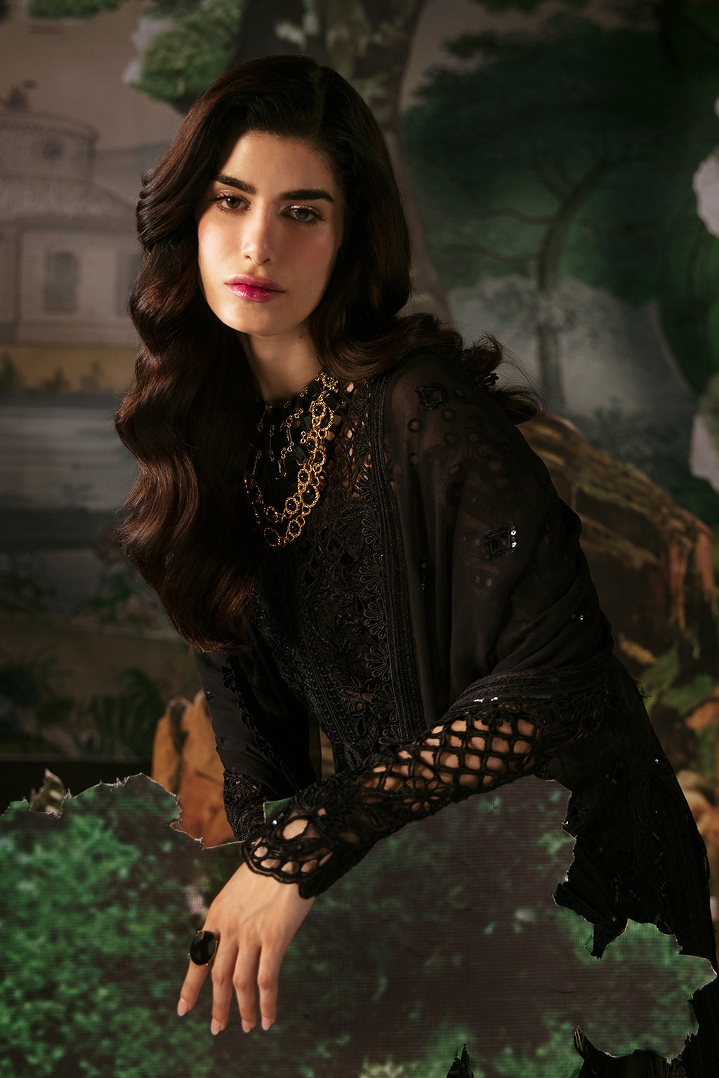 Afrozeh | La Fuchsia Festive 24 | Camilla -  Afrozeh Formal - Original Designer Dress - House of Maryam