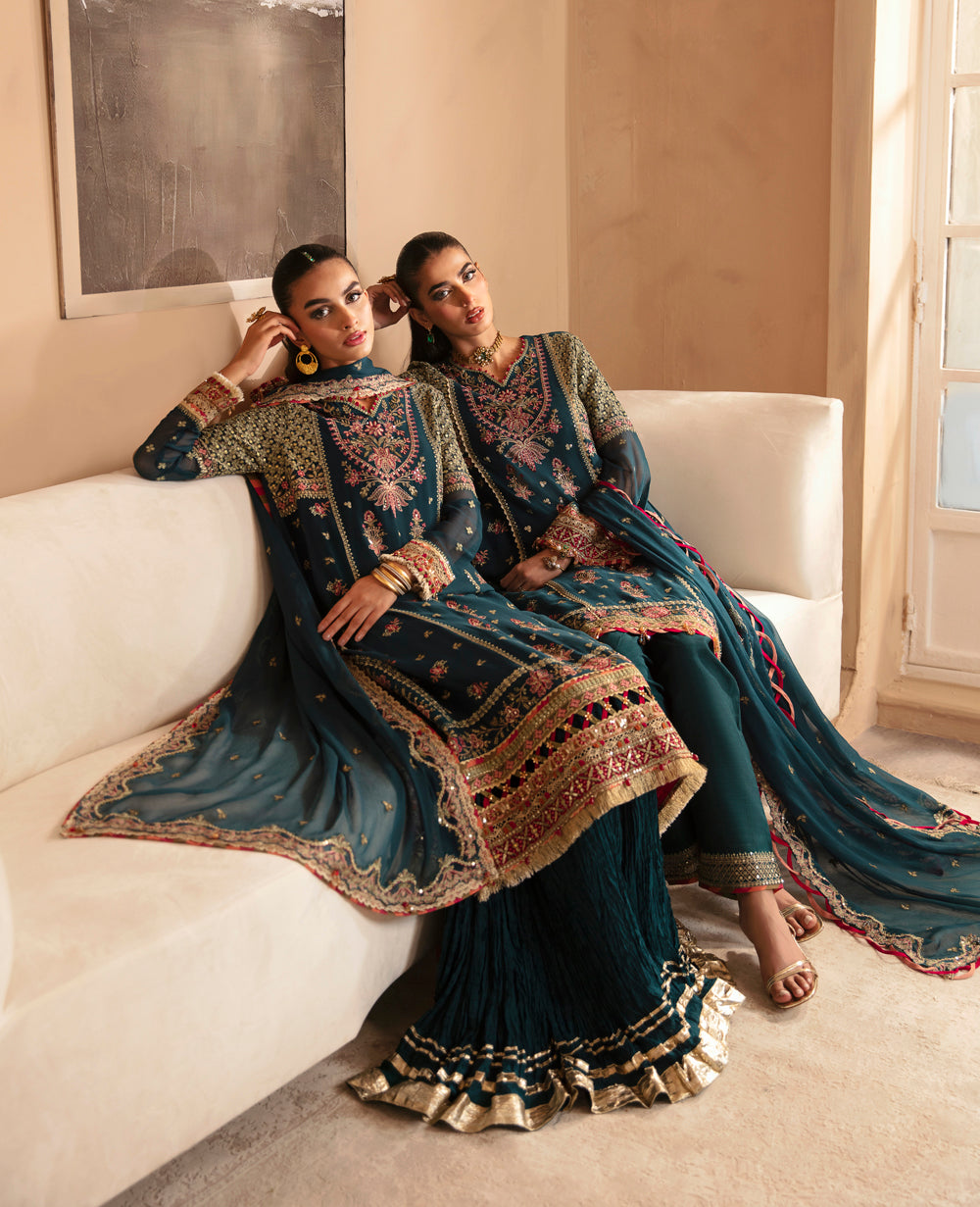 Xenia Formals | Raahi Luxury Formals | NEHMAT by Designer Xenia Formals - House of Maryam - Pakistani Designer Ethnic Wear in {{ shop.shopifyCountryName }}