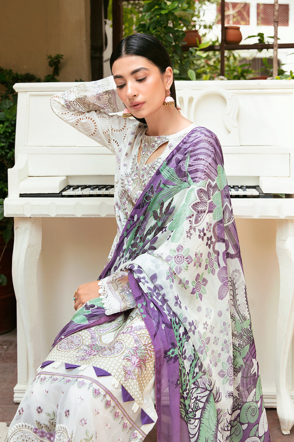 Ramsha | Luxury Lawn 24 | L-809 -  Ramsha Casuals - Original Designer Dress - House of Maryam