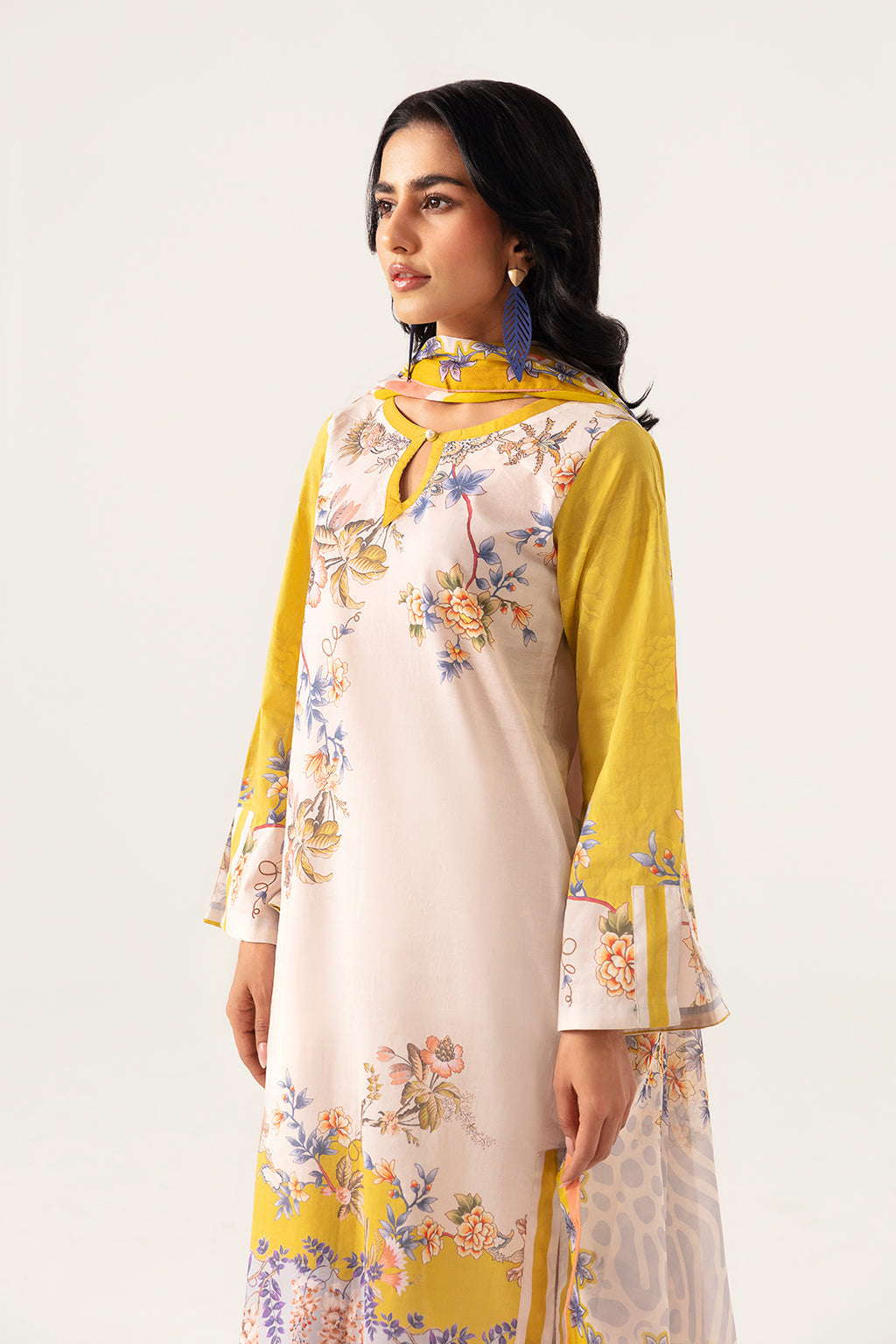 Ramsha | Pinted Lawn | RP-111 by Ramsha - House of Maryam