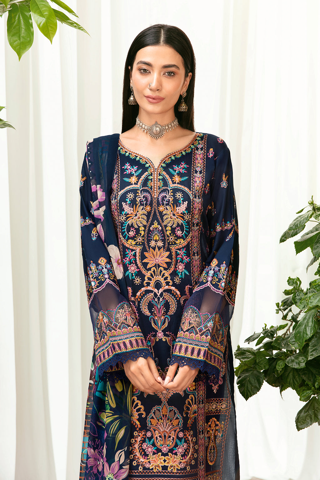 Ramsha | Mashaal Luxury Lawn | L-802 -  Ramsha Luxury -  House of Maryam