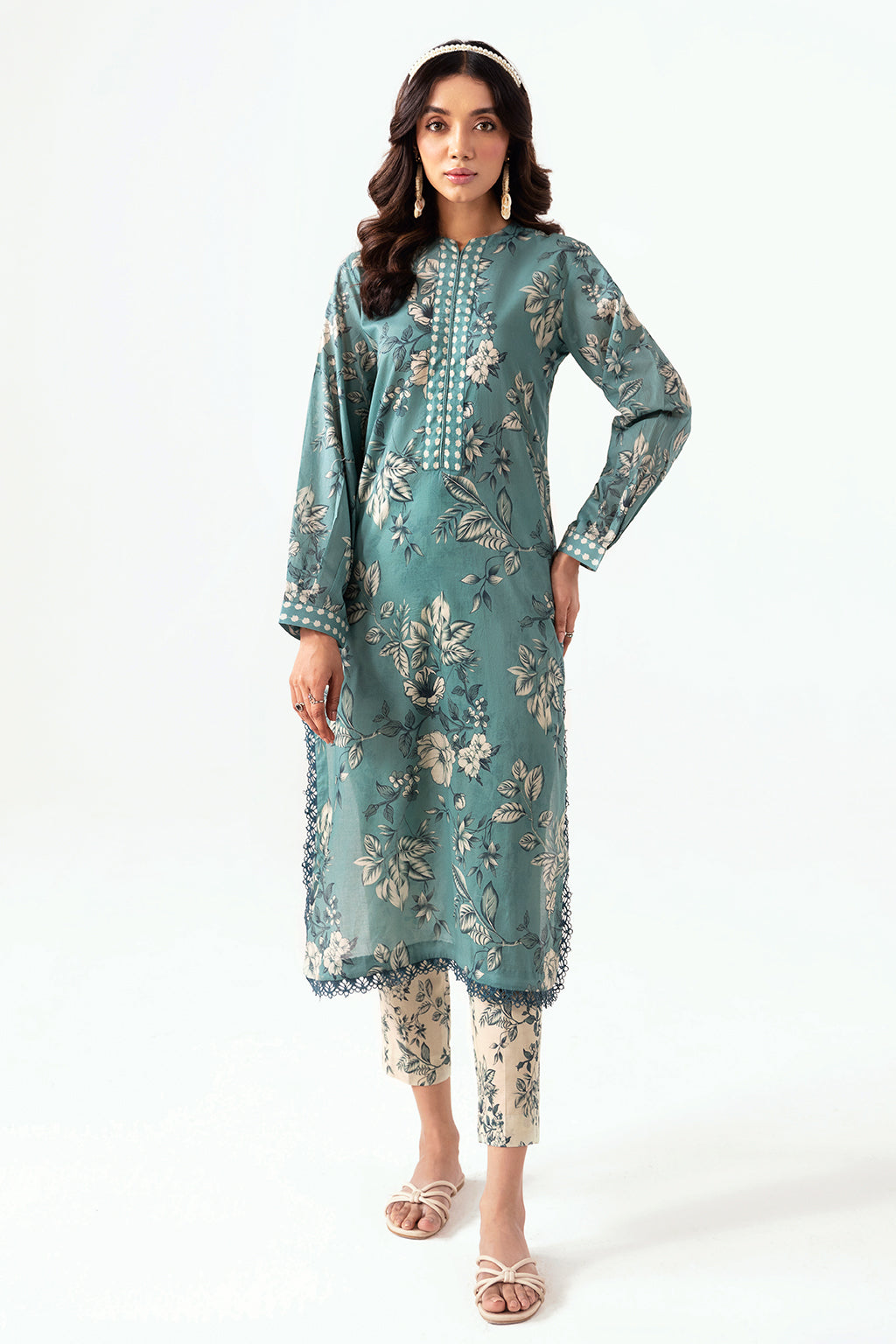 Ramsha | Pinted Lawn | RP-104 by Ramsha - House of Maryam