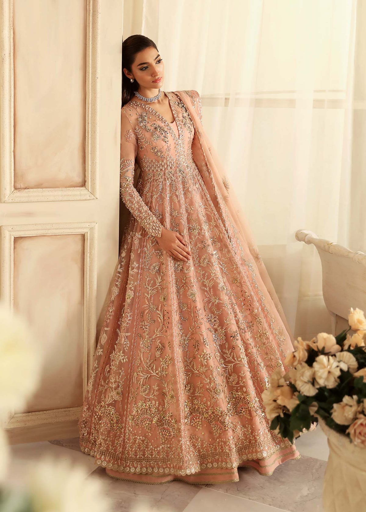 Akbar Aslam Sueno organza formal maxi, photo 4