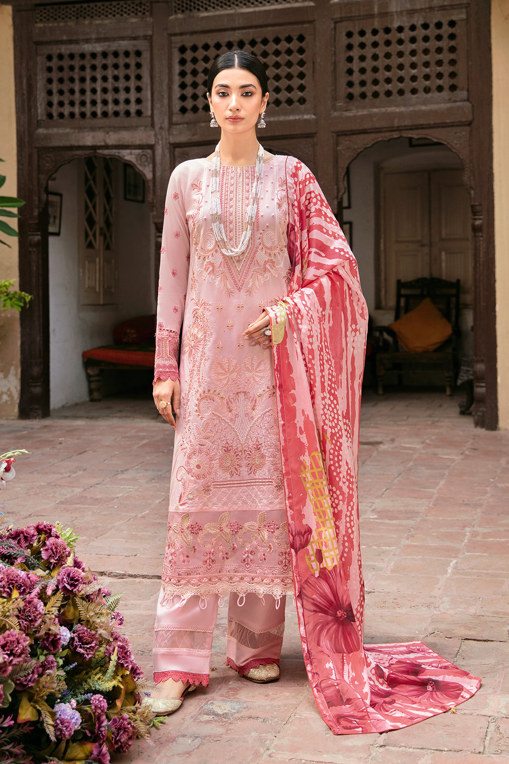 Ramsha | Mashaal Luxury Lawn | L-806 -  Ramsha Luxury - Original Designer Dress - House of Maryam