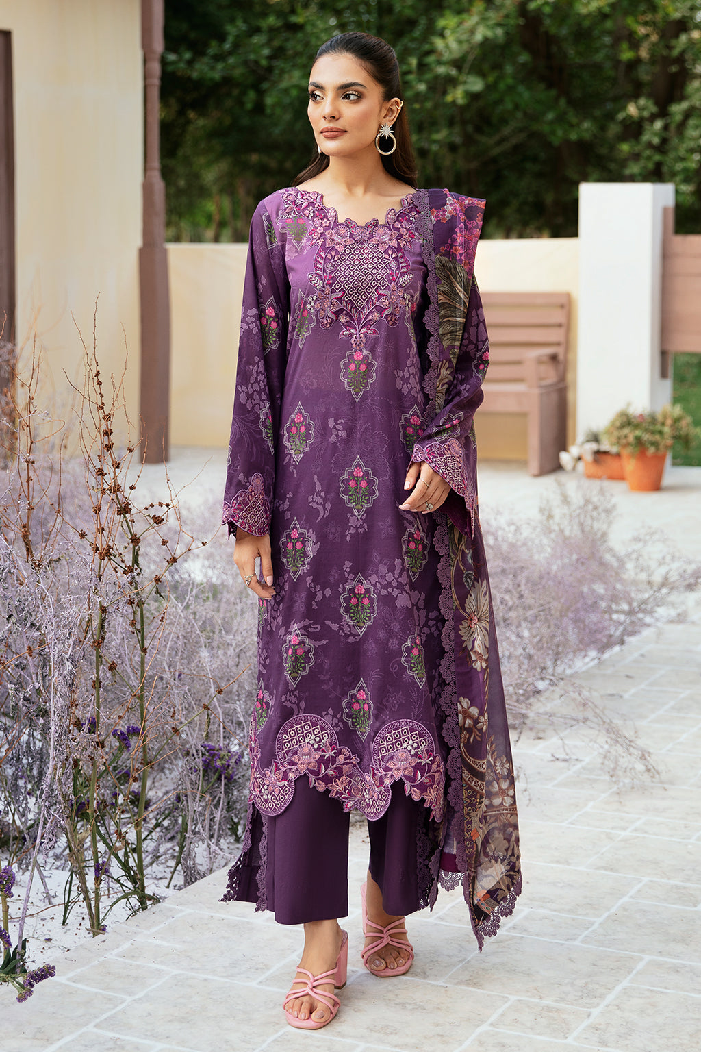 Ramsha | Rangrez Lawn Collection | N-506 -  Ramsha Luxury - Original Designer Dress - House of Maryam
