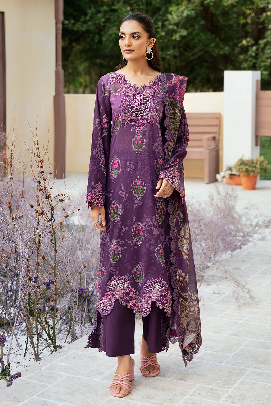 Ramsha | Rangrez Lawn Collection | N-506 by Designer Ramsha - House of Maryam - Pakistani Designer Ethnic Wear in {{ shop.shopifyCountryName }}