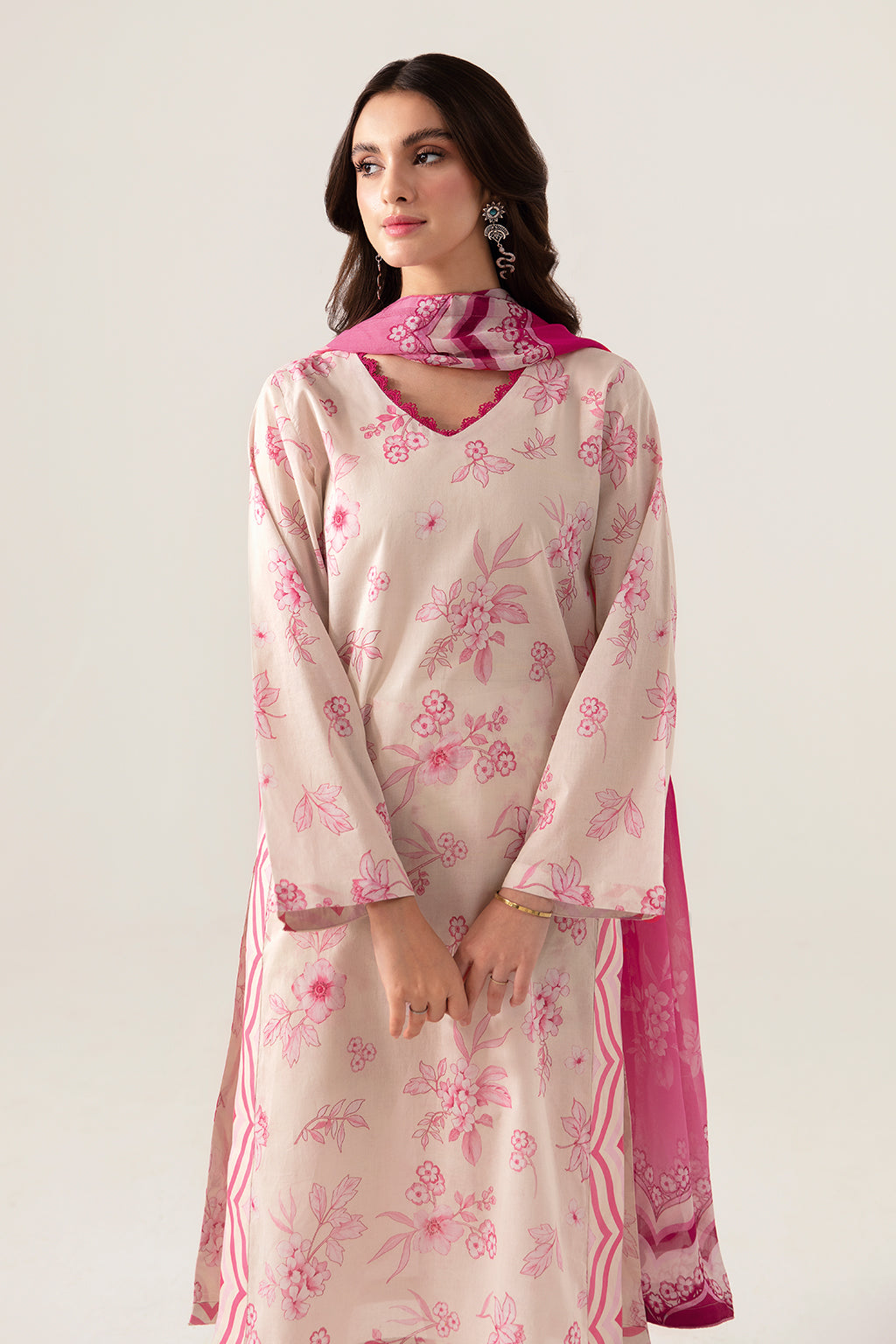 Ramsha | Pinted Lawn | RP-105 by Ramsha - House of Maryam