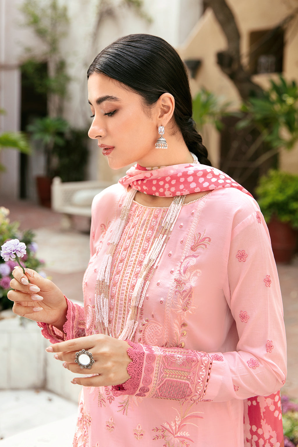 Ramsha | Mashaal Luxury Lawn | L-806 by Designer Ramsha - House of Maryam - Pakistani Designer Ethnic Wear in {{ shop.shopifyCountryName }}