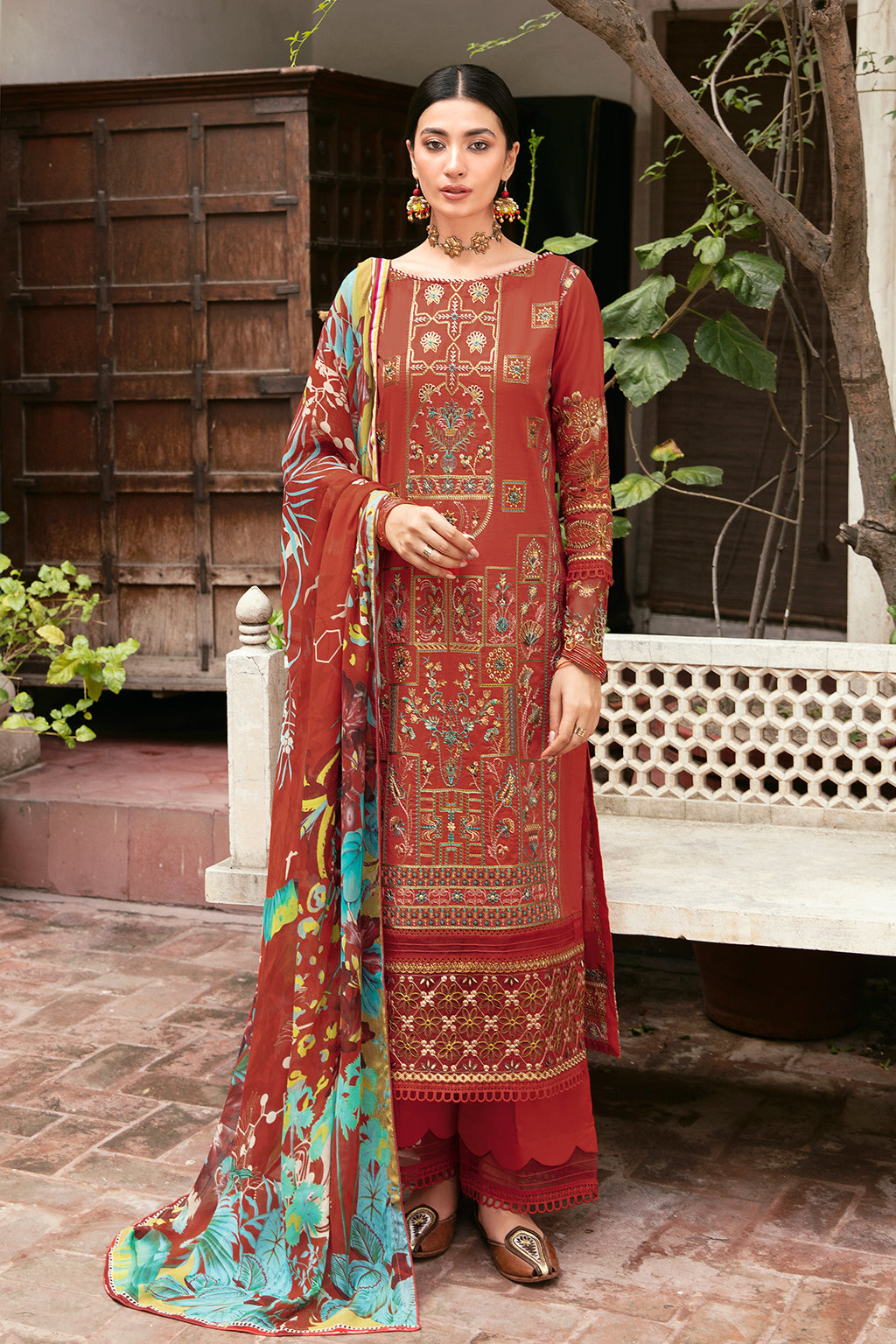 Ramsha | Luxury Lawn 24 | L-810 by Designer Ramsha - House of Maryam - Pakistani Designer Ethnic Wear in {{ shop.shopifyCountryName }}