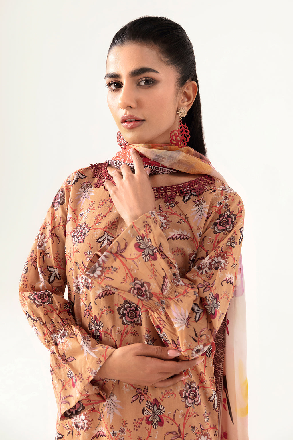 Ramsha | Pinted Lawn | RP-112 by Ramsha - House of Maryam