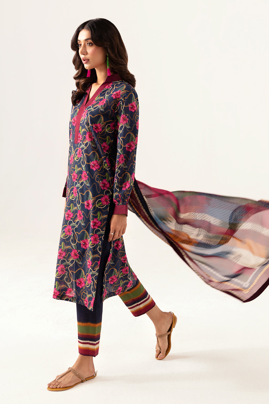 Ramsha | Pinted Lawn | RP-101