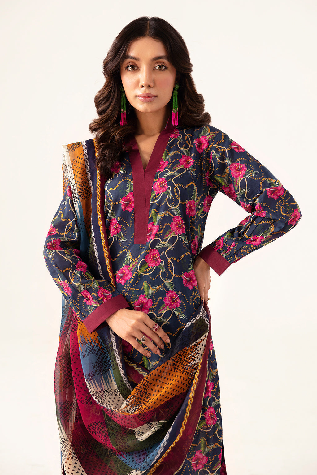 Ramsha | Pinted Lawn | RP-101