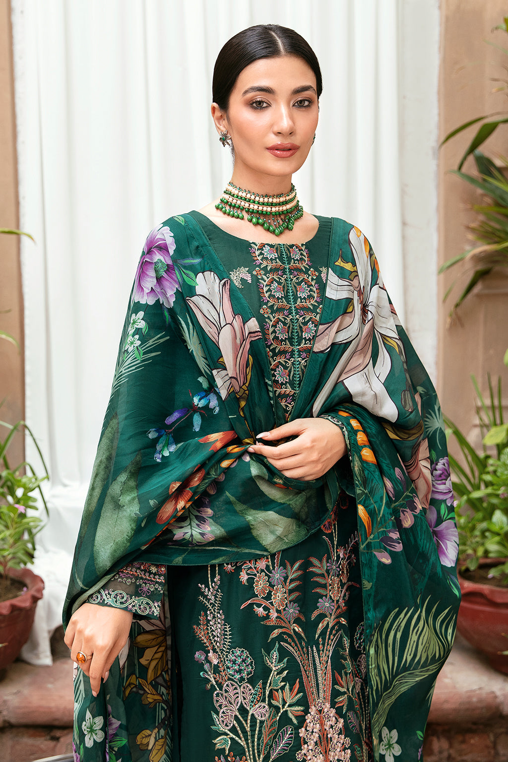 Ramsha | Mashaal Luxury Lawn | L-801 -  Ramsha Luxury -  House of Maryam