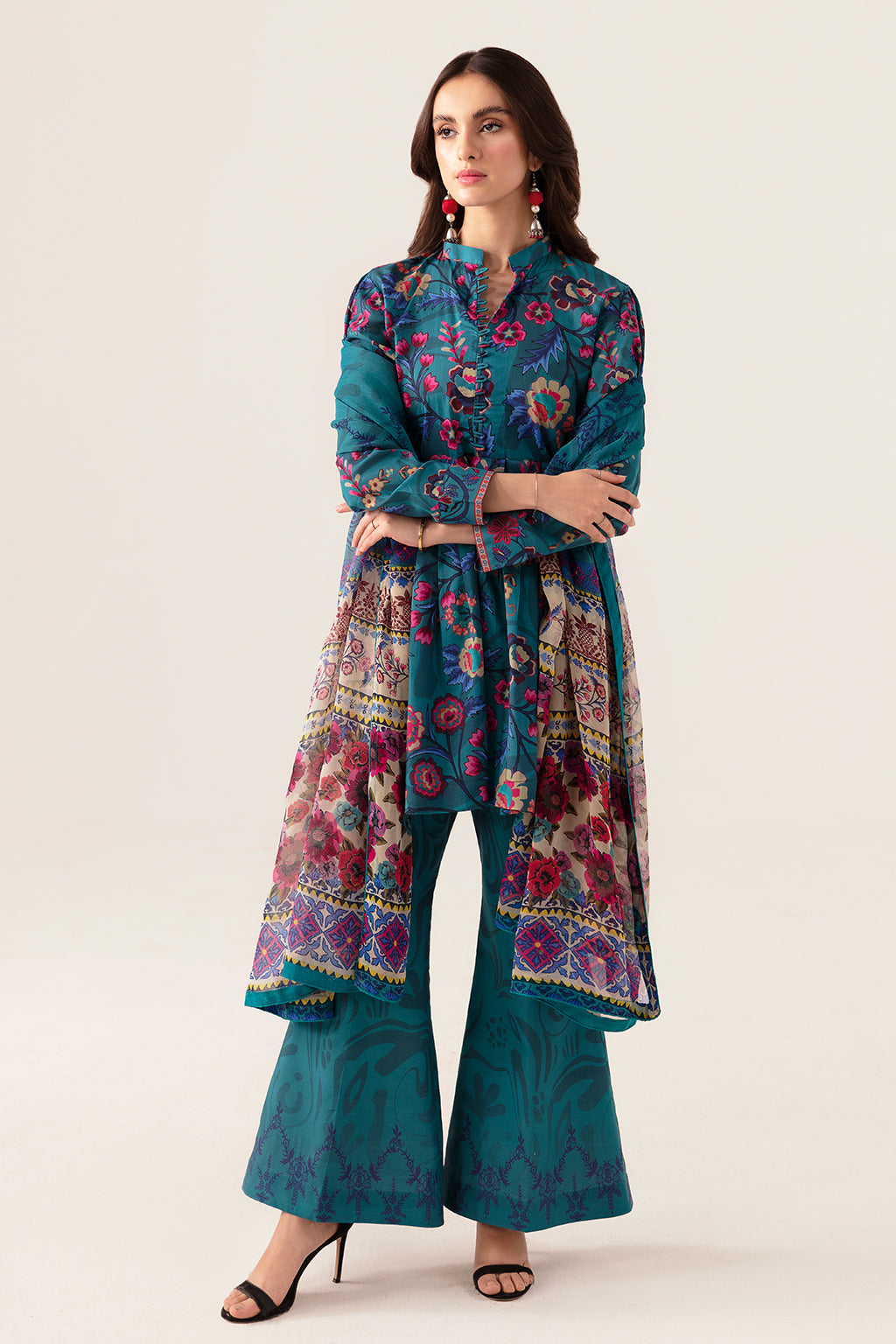 Ramsha | Pinted Lawn | RP-108 by Ramsha - House of Maryam