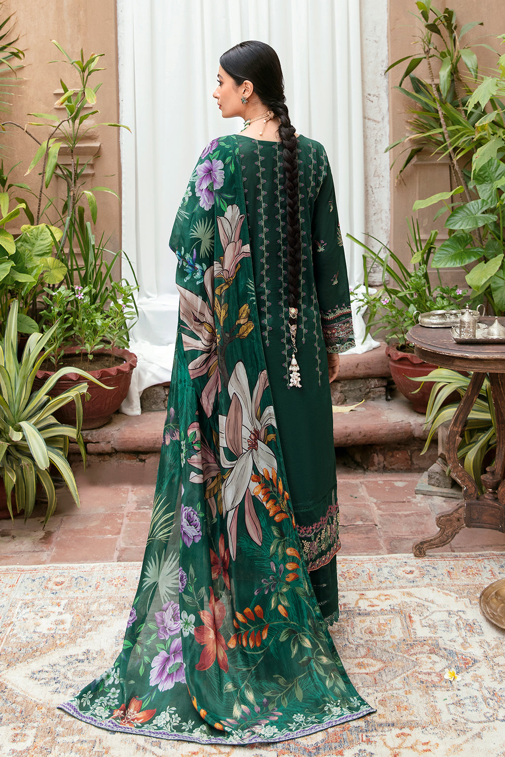 Ramsha | Mashaal Luxury Lawn | L-801 -  Ramsha Luxury -  House of Maryam