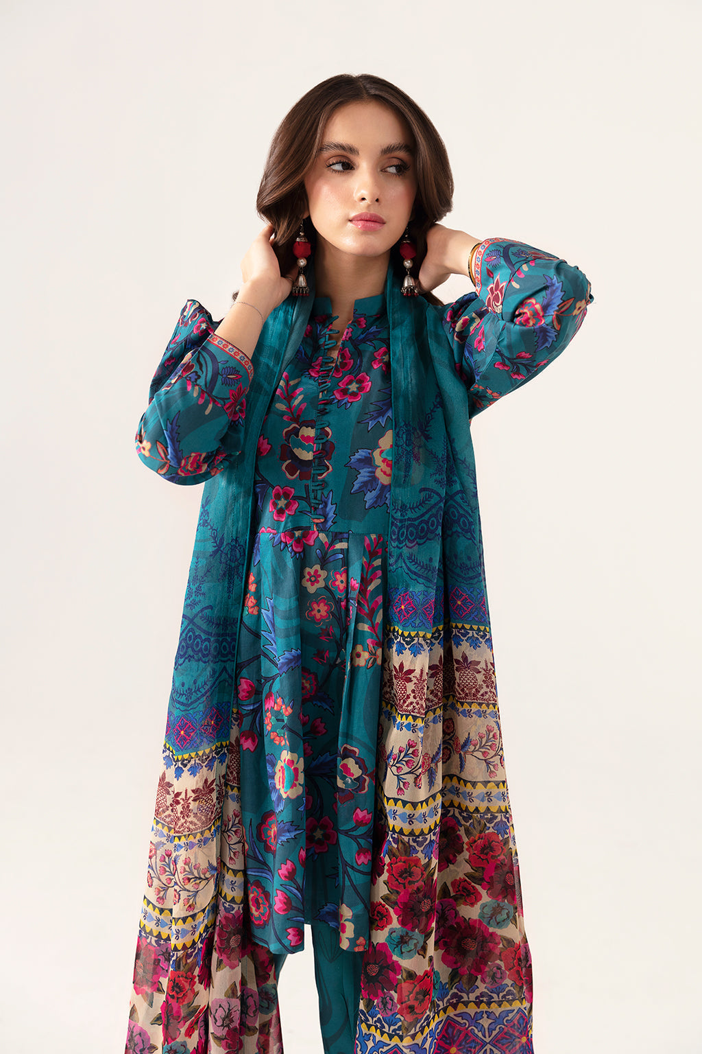 Ramsha | Pinted Lawn | RP-108 by Ramsha - House of Maryam