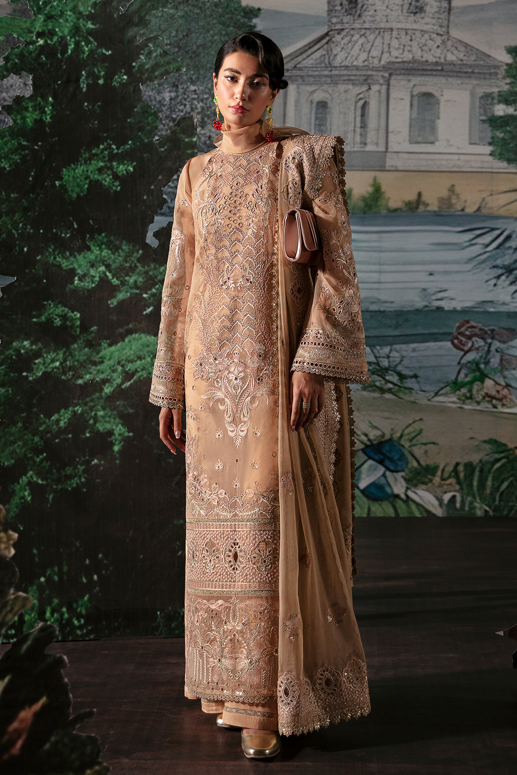 Afrozeh | La Fuchsia Festive 24 | Reese -  Afrozeh Formal - Original Designer Dress - House of Maryam
