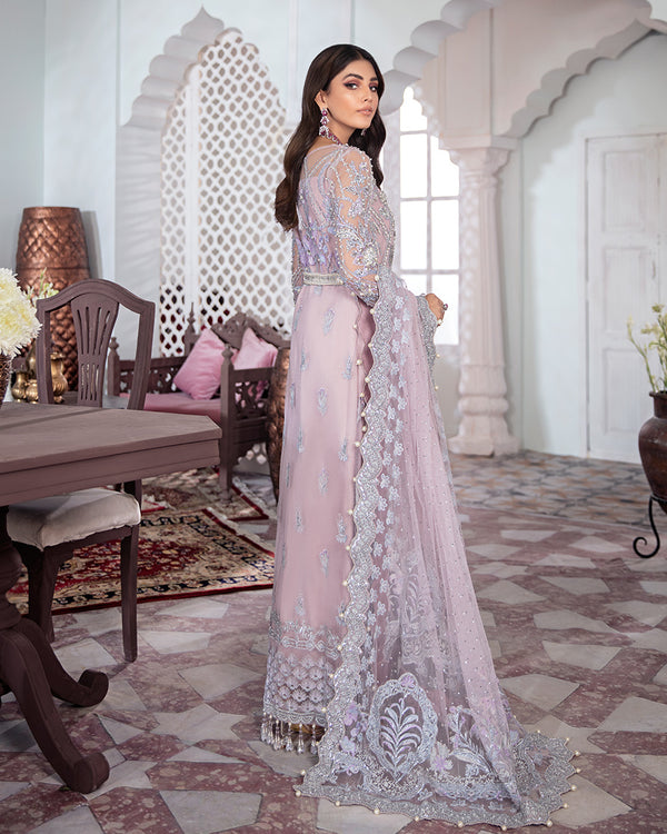 Gulaal | Wedding Formals | NAAZ EMBROIDERED NET 3-PIECE SUIT WS-09 -  Gulaal Bridal -  House of Maryam