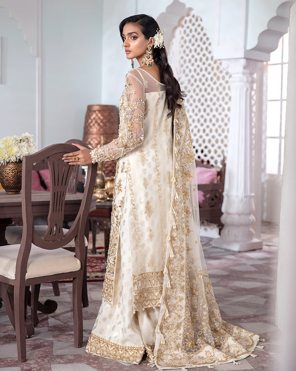Gulaal | Wedding Formals | Shehnaz Embroidered Net 3-Piece Suit WS-11 -  Gulaal Bridal - Original Designer Dress - House of Maryam