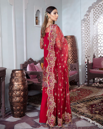 Gulaal | Wedding Formals | Tamanah Embroidered Net 3-Piece Suit WS-12 -  Gulaal Bridal - Original Designer Dress - House of Maryam