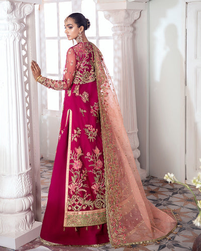 Gulaal | Wedding Formals | CHAMELI EMBROIDERED NET 3-PIECE SUIT WS-10 -  Gulaal Bridal - Original Designer Dress - House of Maryam