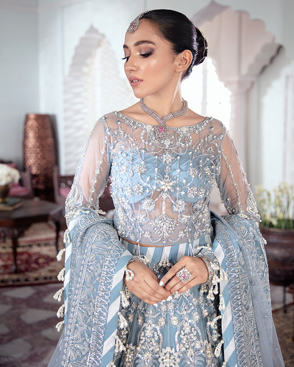 Gulaal | Wedding Formals | Mehnaaz Embroidered Net 3-Piece Suit WS-13 -  Gulaal Bridal - Original Designer Dress - House of Maryam