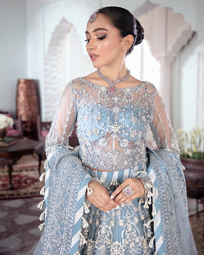 Gulaal | Wedding Formals | Mehnaaz Embroidered Net 3-Piece Suit WS-13 -  Gulaal Bridal - Original Designer Dress - House of Maryam