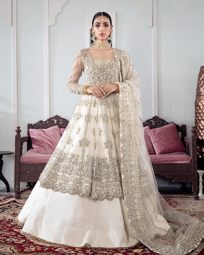 Gulaal | Wedding Formals | MEERAL EMBROIDERED NET 3-PIECE SUIT WS-22 -  Gulaal Bridal - Original Designer Dress - House of Maryam