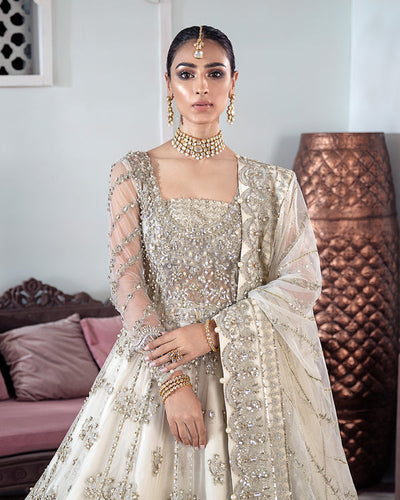 Gulaal | Wedding Formals | MEERAL EMBROIDERED NET 3-PIECE SUIT WS-22 -  Gulaal Bridal - Original Designer Dress - House of Maryam