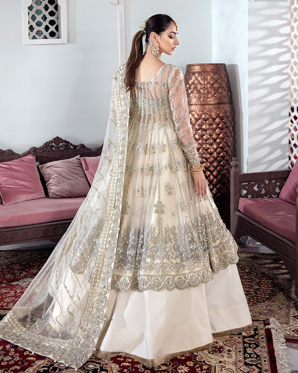 Gulaal | Wedding Formals | MEERAL EMBROIDERED NET 3-PIECE SUIT WS-22