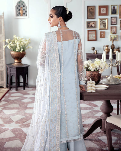 Gulaal | Wedding Formals | SAIKA EMBROIDERED NET 3-PIECE SUIT WS-20 -  Gulaal Bridal - Original Designer Dress - House of Maryam