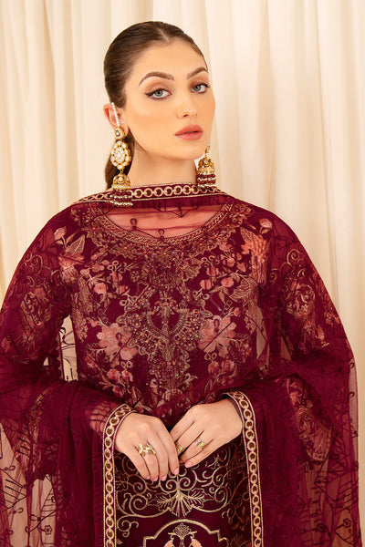 Ramsha | Minhal Organza Collection | M-706 -  Ramsha Formal - Original Designer Dress - House of Maryam