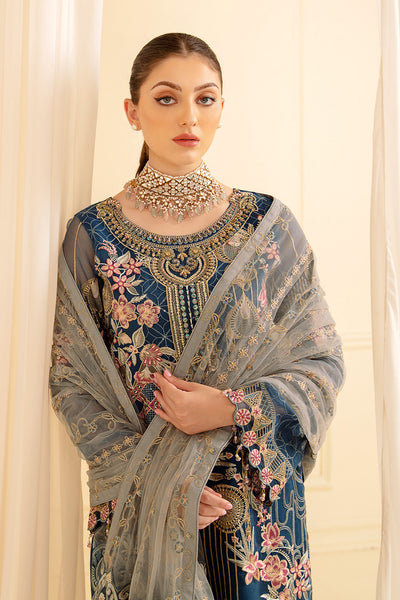 Ramsha | Minhal Organza Collection | M-701 -  Ramsha Formal - Original Designer Dress - House of Maryam