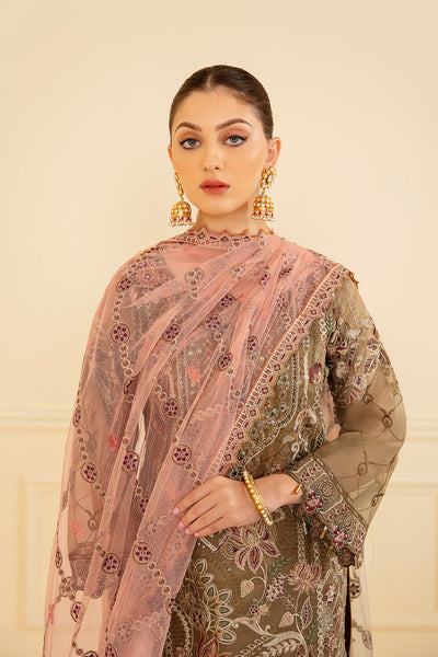 Ramsha | Minhal Organza Collection | M-705 -  Ramsha Formal - Original Designer Dress - House of Maryam