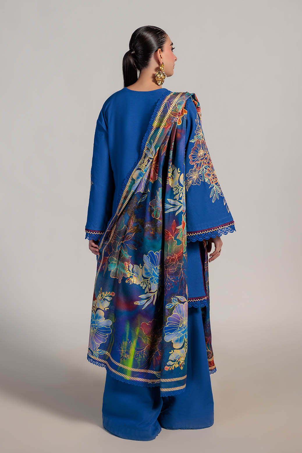 Bonanza Satrangi | Allure 3 Pc (1W24E3P004) -  Bonanza Satrangi Unstitched - Original Designer Dress - House of Maryam