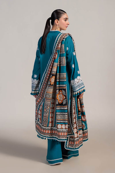Bonanza Satrangi | Iris Vintage 3 Pc (1W24E3P020) -  Bonanza Satrangi Unstitched - Original Designer Dress - House of Maryam