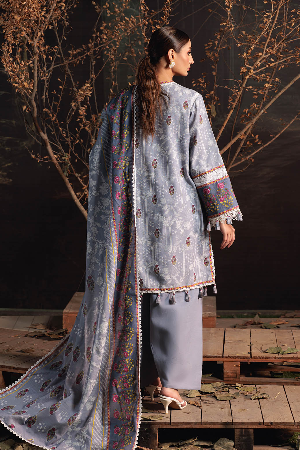 Bonanza Satrangi | Lilac Fantasy 3 Pc (1W24P3P098) -  Bonanza Satrangi Unstitched - Original Designer Dress - House of Maryam